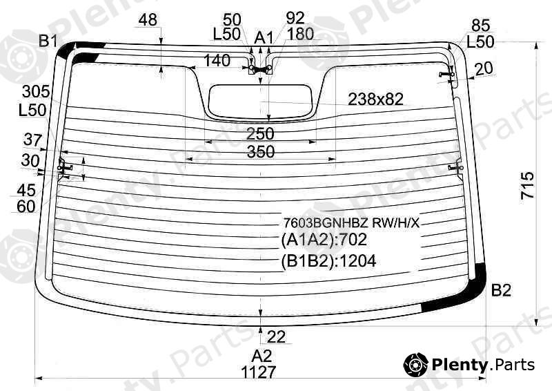  XYG part 7603BGNHBZRW/H/X (7603BGNHBZRWHX) Replacement part