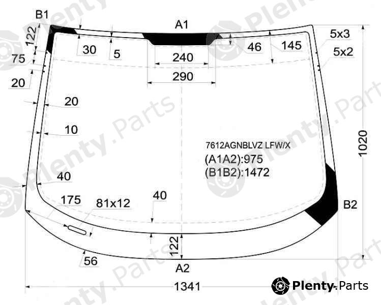  XYG part 7612AGNBLVZLFW/X (7612AGNBLVZLFWX) Replacement part