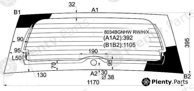  XYG part 8034BGNHWRW/H/X (8034BGNHWRWHX) Replacement part