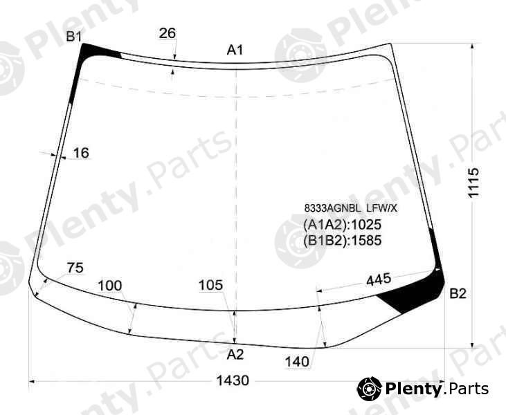  XYG part 8333AGNBLLFW/X (8333AGNBLLFWX) Replacement part