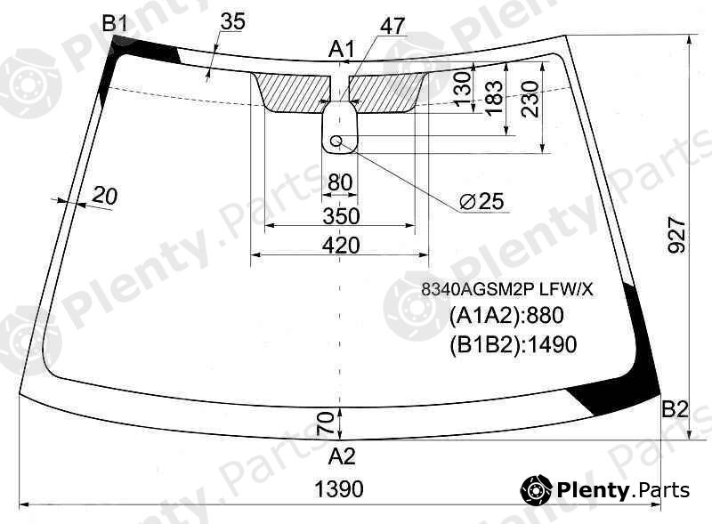  XYG part 8340AGSM2PLFW/X (8340AGSM2PLFWX) Replacement part