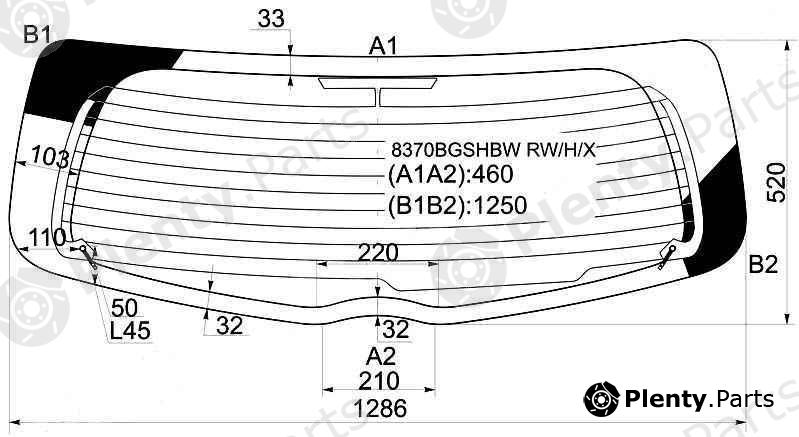  XYG part 8370BGSHBWRW/H/X (8370BGSHBWRWHX) Replacement part