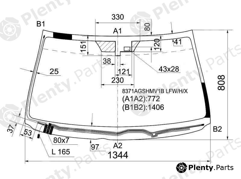 XYG part 8371AGSHMV1BLFW/H/X (8371AGSHMV1BLFWHX) Replacement part