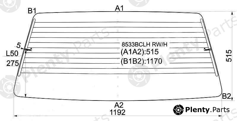  XYG part 8533BCLHRW/H (8533BCLHRWH) Replacement part