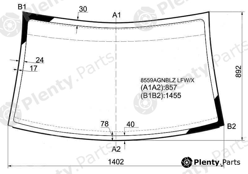  XYG part 8559AGNBLZLFW/X (8559AGNBLZLFWX) Replacement part