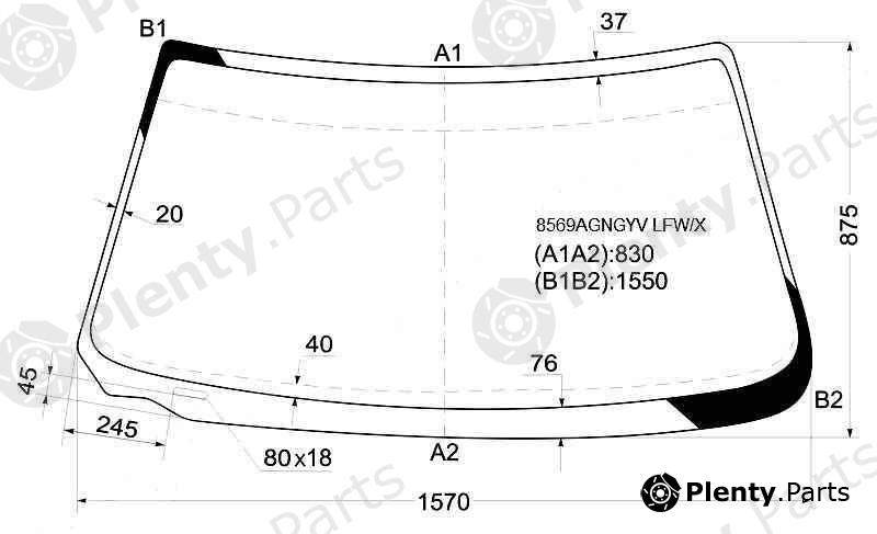  XYG part 8569AGNGYVLFW/X (8569AGNGYVLFWX) Replacement part