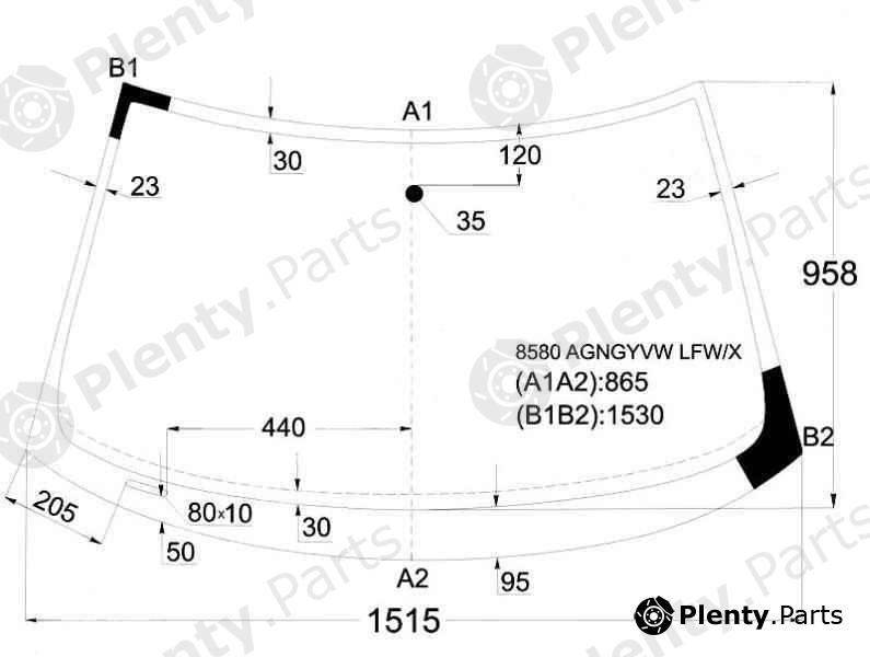 XYG part 8580AGNGYVWLFW/X (8580AGNGYVWLFWX) Replacement part