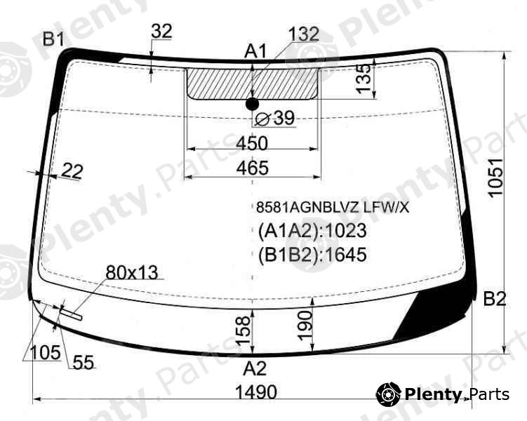  XYG part 8581AGNBLVZLFW/X (8581AGNBLVZLFWX) Replacement part