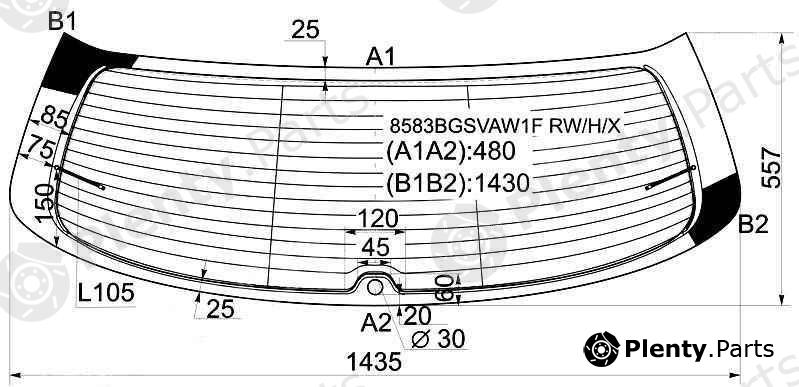  XYG part 8583BGSVAW1FRW/H/X (8583BGSVAW1FRWHX) Replacement part
