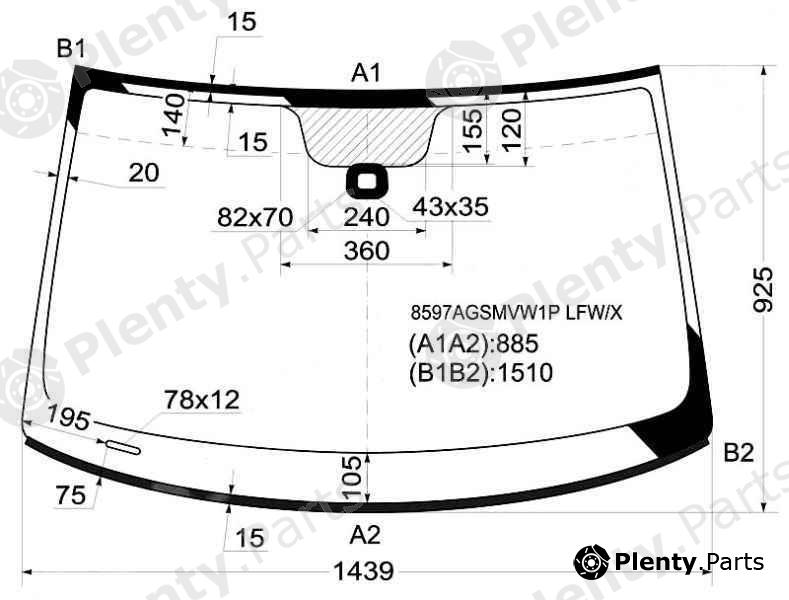  XYG part 8597AGSMVW1PLFW/X (8597AGSMVW1PLFWX) Replacement part