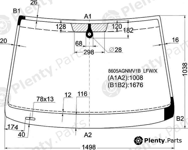  XYG part 8605AGNMV1BLFW/X (8605AGNMV1BLFWX) Replacement part