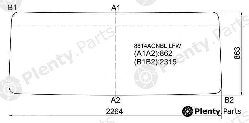  XYG part 8814AGNBLLFW Replacement part