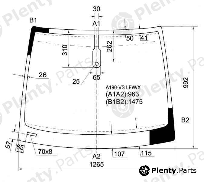  XYG part A190-VSLFW/X (A190VSLFWX) Replacement part