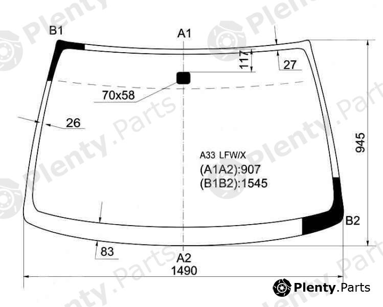  XYG part A33LFW/X (A33LFWX) Replacement part