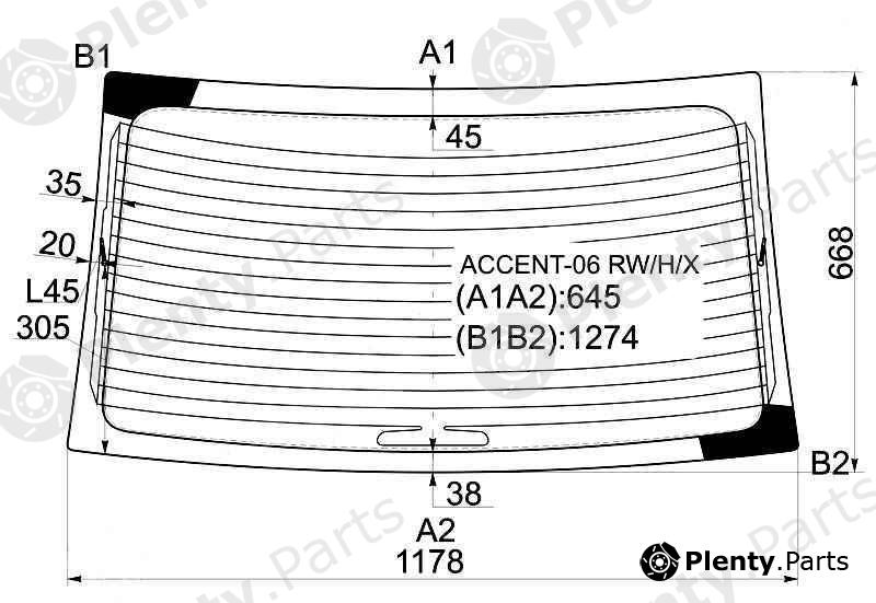  XYG part ACCENT-06RW/H/X (ACCENT06RWHX) Replacement part