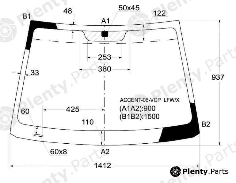  XYG part ACCENT-06-VCPLFW/X (ACCENT06VCPLFWX) Replacement part