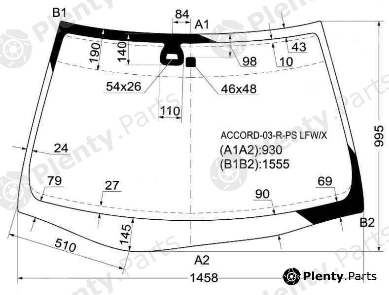  XYG part ACCORD-03-R-PSLFW/X (ACCORD03RPSLFWX) Replacement part