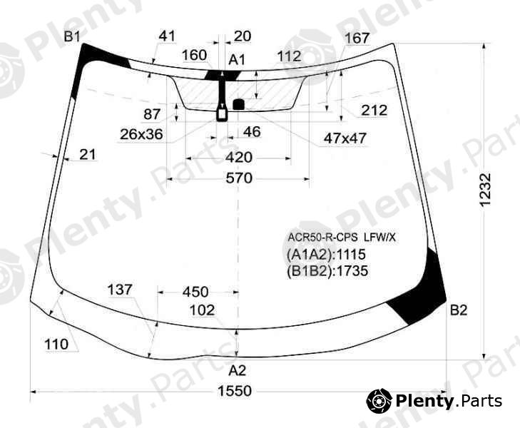  XYG part ACR50-R-CPSLFW/X (ACR50RCPSLFWX) Replacement part