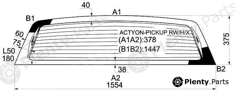  XYG part ACTYON-PICKUPRW/H/X (ACTYONPICKUPRWHX) Replacement part