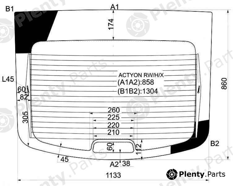  XYG part ACTYONRW/H/X (ACTYONRWHX) Replacement part