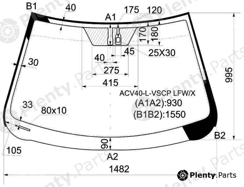  XYG part ACV40-L-VSCPLFW/X (ACV40LVSCPLFWX) Replacement part