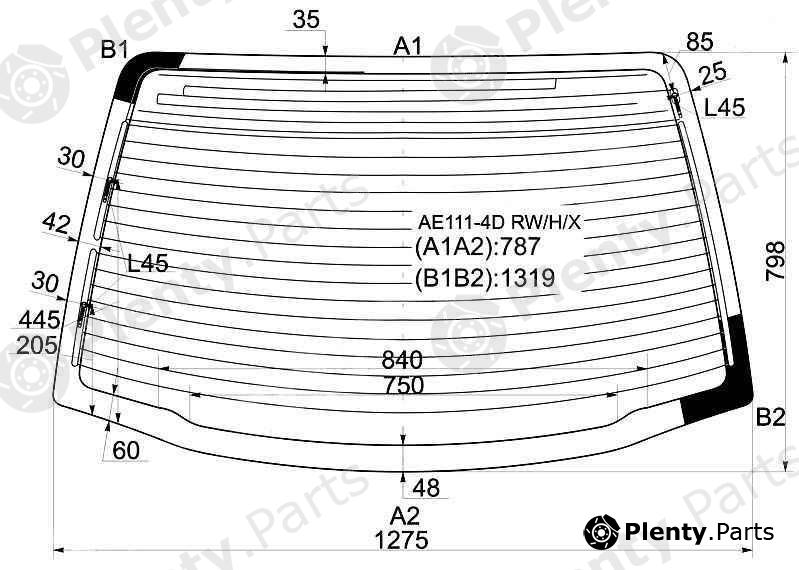  XYG part AE111-4DRW/H/X (AE1114DRWHX) Replacement part