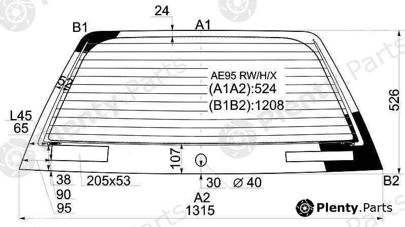  XYG part AE95RW/H/X (AE95RWHX) Replacement part
