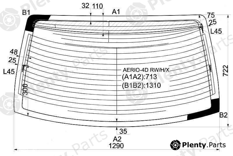  XYG part AERIO-4DRW/H/X (AERIO4DRWHX) Replacement part