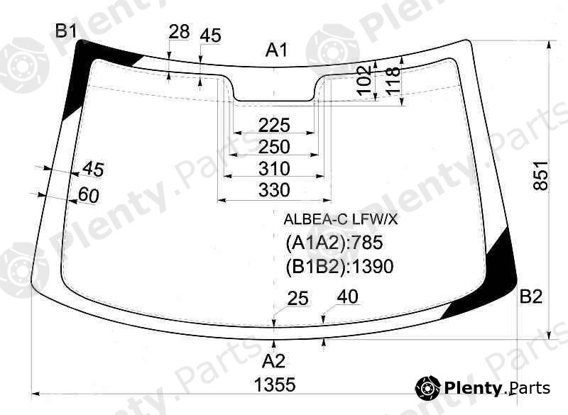  XYG part ALBEA-CLFW/X (ALBEACLFWX) Replacement part
