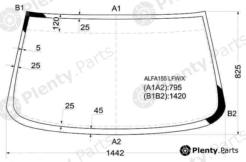  XYG part ALFA155LFW/X (ALFA155LFWX) Replacement part