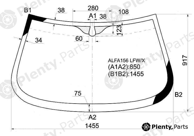  XYG part ALFA156LFW/X (ALFA156LFWX) Replacement part