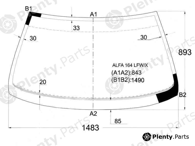  XYG part ALFA164LFW/X (ALFA164LFWX) Replacement part