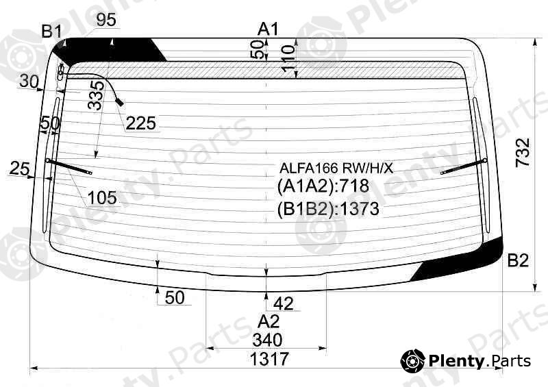  XYG part ALFA166RW/H/X (ALFA166RWHX) Replacement part