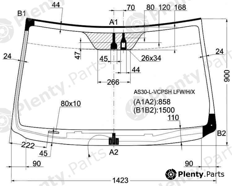  XYG part AS30-L-VCPSHLFW/H/X (AS30LVCPSHLFWHX) Replacement part