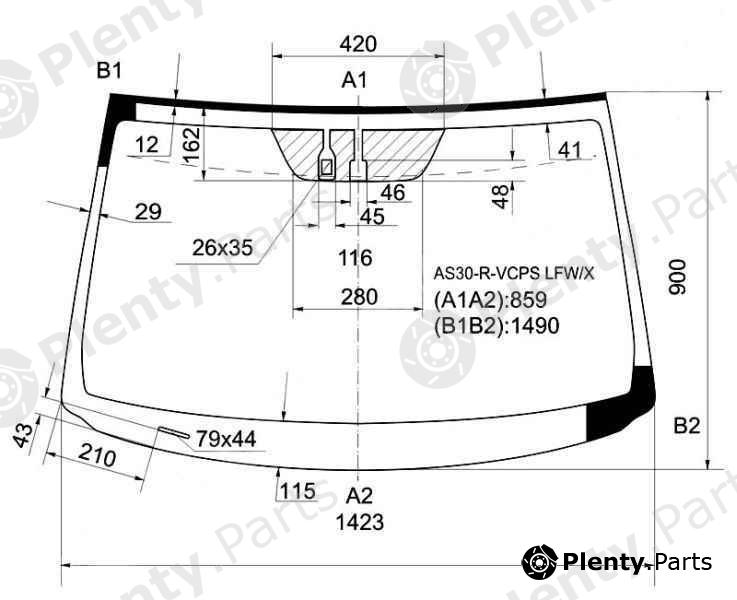  XYG part AS30-R-VCPSLFW/X (AS30RVCPSLFWX) Replacement part