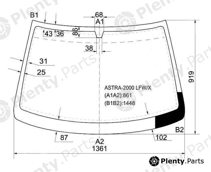  XYG part ASTRA-2000LFW/X (ASTRA2000LFWX) Replacement part