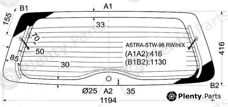  XYG part ASTRA-STW-98RW/H/X (ASTRASTW98RWHX) Replacement part