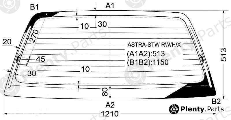  XYG part ASTRA-STWRW/H/X (ASTRASTWRWHX) Replacement part
