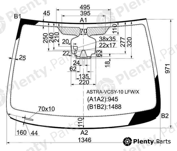  XYG part ASTRA-VCSY-10LFW/X (ASTRAVCSY10LFWX) Replacement part