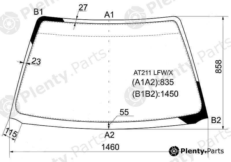  XYG part AT211LFW/X (AT211LFWX) Replacement part