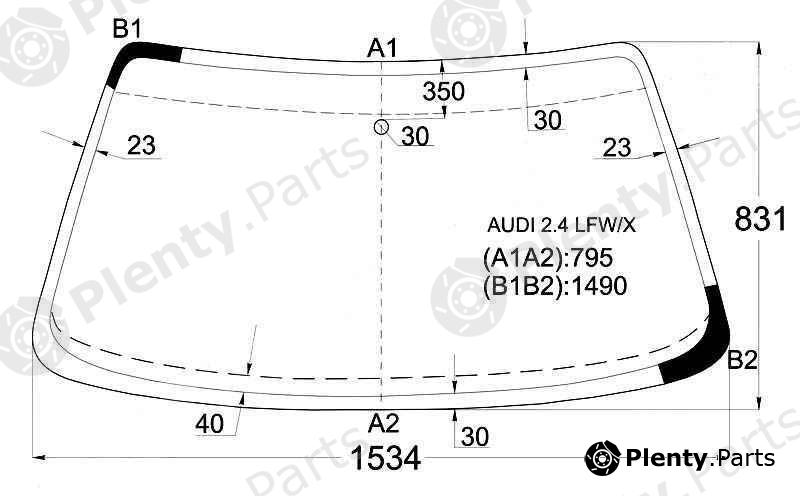  XYG part AUDI2.4LFW/X (AUDI24LFWX) Replacement part