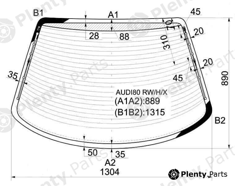  XYG part AUDI80RW/H/X (AUDI80RWHX) Replacement part