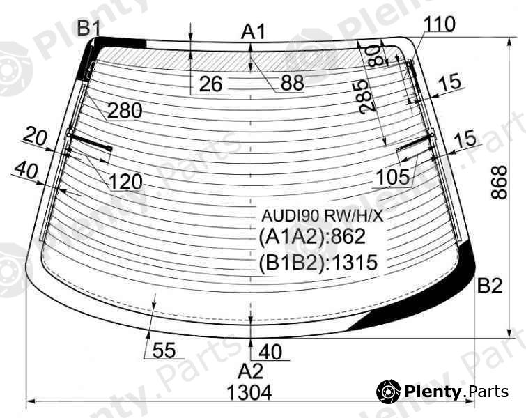  XYG part AUDI90RW/H/X (AUDI90RWHX) Replacement part