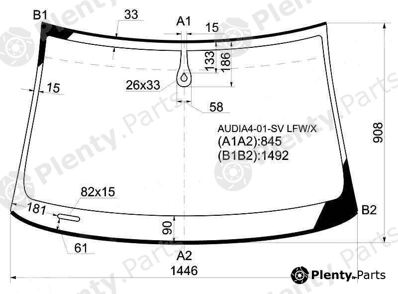  XYG part AUDIA4-01-SVLFW/X (AUDIA401SVLFWX) Replacement part