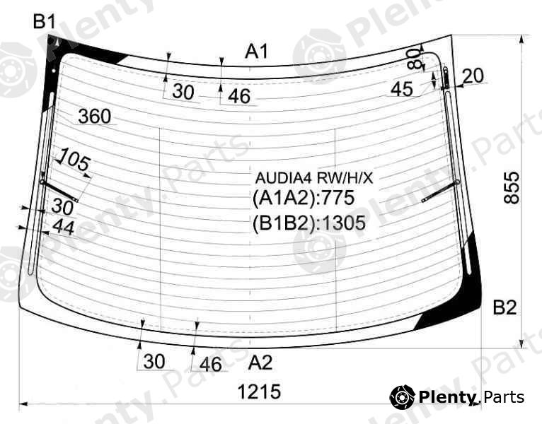  XYG part AUDIA4RW/H/X (AUDIA4RWHX) Replacement part