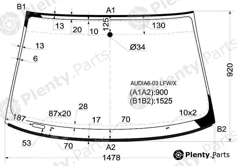  XYG part AUDIA6-03LFW/X (AUDIA603LFWX) Replacement part