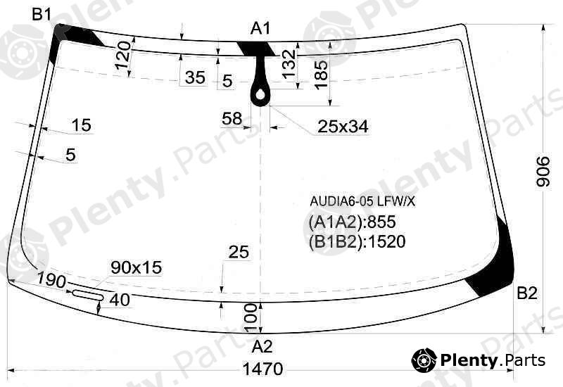  XYG part AUDIA6-05LFW/X (AUDIA605LFWX) Replacement part