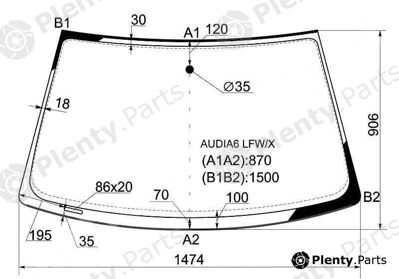  XYG part AUDIA6LFW/X (AUDIA6LFWX) Replacement part