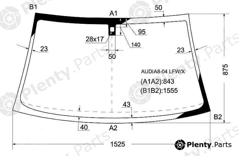  XYG part AUDIA8-04LFW/X (AUDIA804LFWX) Replacement part