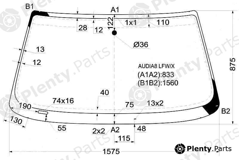  XYG part AUDIA8LFW/X (AUDIA8LFWX) Replacement part